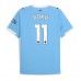 Manchester City Jeremy Doku #11 Hjemmedrakt 2025-26 Korte ermer